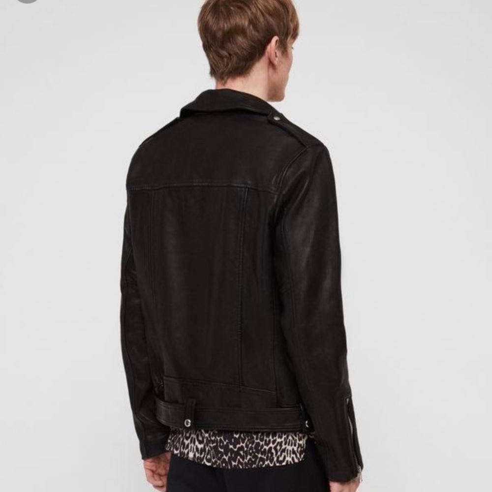 ALLSAINTS LEATHER JACKET - Picture 5 of 8